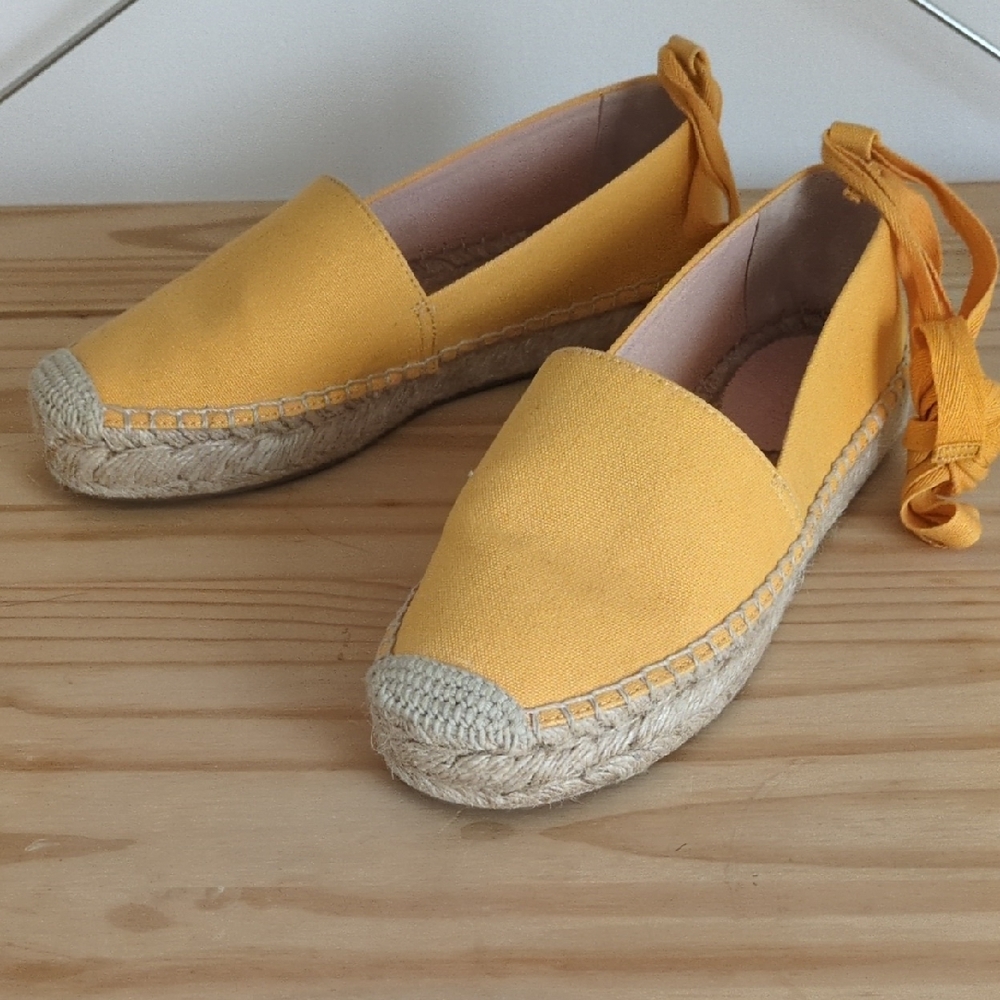 J Crew Saffron Espadrilles 8 flats